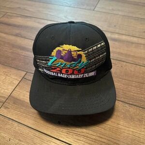 Vintage Indy‎ 200 Walt Disney World SnapBack Hat OSFM Black